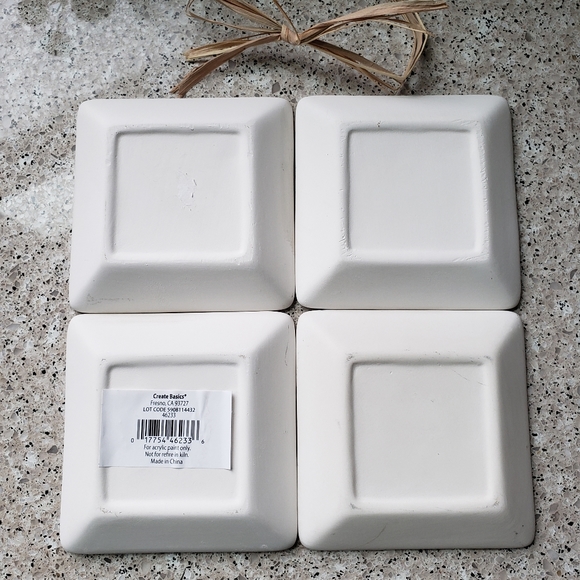 CREATE BASICS Bisque Trinket Dish Set of 4 - Picture 5 of 16